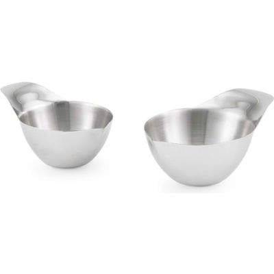 Stainless Steel Spouted Transfer Bowl 4 Oz. - Pkg Qty 12