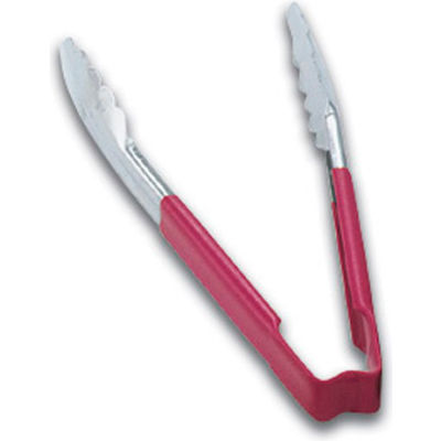 16" 1 Piece Utility Tong - Red - Pkg Qty 12