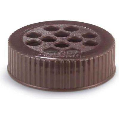 Vollrath, Traex Dripcut Dredges & Caps, 4908-01, Extra Large, Brown Lid - Pkg Qty 12