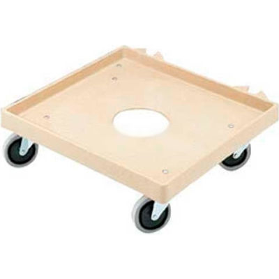 Vollrath® Plastic Rack Dolly W/ 2 Swivel & 2 Fixed Casters, 52292, 20" X 20", 200 Lb. Capacity