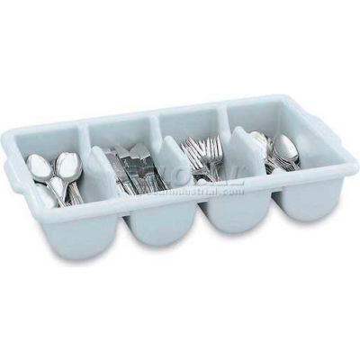 Vollrath® Traex Cutlery Box, 52654, Polyethylene, Gray - Pkg Qty 12