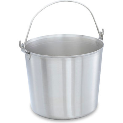 Vollrath 59150 - Utility Pail, 16 Qt., Stainless Steel, Handle - Pkg Qty 3
