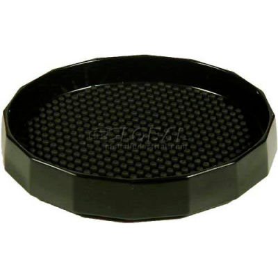 Vollrath, Traex Tuffex Beverage Coaster, 611-0606, 6" Diameter, Black - Pkg Qty 12
