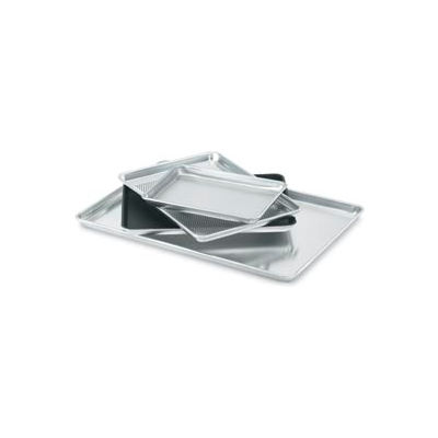 Half Size Bun Pan - 17-3/4"W X 12-7/8"D X 1"H 18 Ga. Aluminum Half Perforated - 5303p - Pkg Qty 12