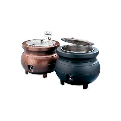 Vollrath® Cayenne® - Colonial Kettles™ 11 Qt. Black Warmer with Package
