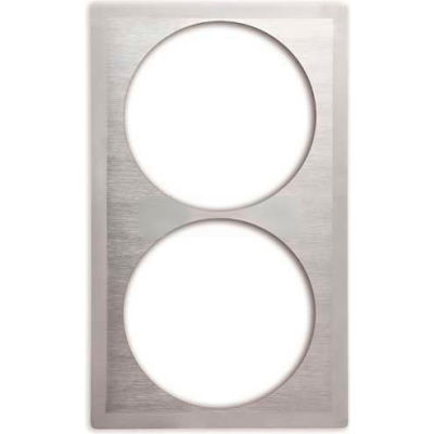 Vollrath® Miramar Cookware Single Size Template 8242516 Two Large Rounds Stainless Satin Edge