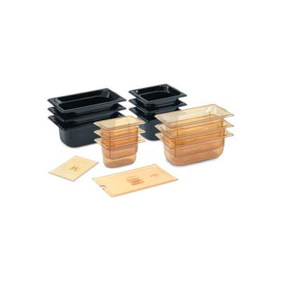 1/4 Super Pan 3® Pan 100mm, 4" - Black - Pkg Qty 6