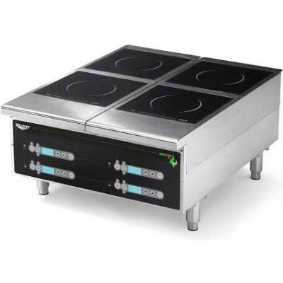 Vollrath, Cayenne Heavy-Duty Induction Hot Plate, 924HIDC, Four-Hob Digital, 24" X 13-5/8" X 30"