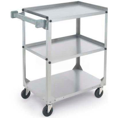 Vollrath® Stainless Steel Utility Cart, 300 lb. Capacity, 15-1/2"L x 15-1/2"W x 32-5/8"H