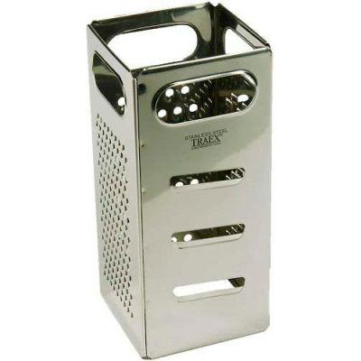 Vollrath® Traex Dripcut Grater, SG-200, Stainless Steel, 9" X 4" X 4" - Pkg Qty 6
