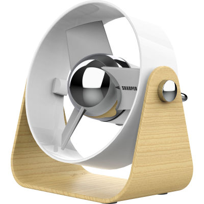 Sharper Image® SBS1 Series Soft Blade Small USB Fan, Ice - Pkg Qty 6