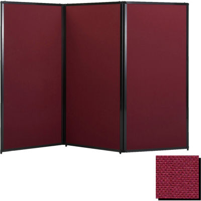 Privacy Screen, 70" Fabric, Cranberry