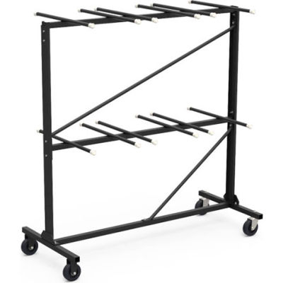 Virco® HCT6072 Two Tier Mobile Chair Cart
