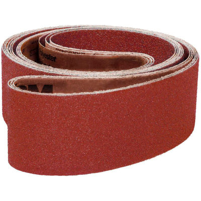 VSM Abrasive Belt, 12026, Aluminum Oxide, 1 1/2" X 60", 80 Grit - Pkg Qty 10