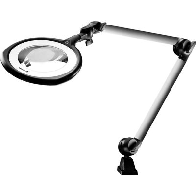 Waldmann 112919000-00587344 Tevisio 48 LED Magnifier Luminaire, 31" Reach, 3.5 + 8 Diopter