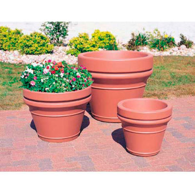 Outdoor Furniture & Equipment | Planters | Wausau TF4041 Round Outdoor
