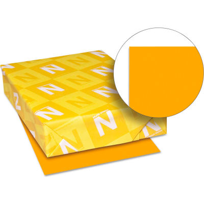 Neenah Paper Astrobrights Colored Paper, 8-1/2" x 11", 24 lb, Cosmic Orange, 500 Sheets/Ream