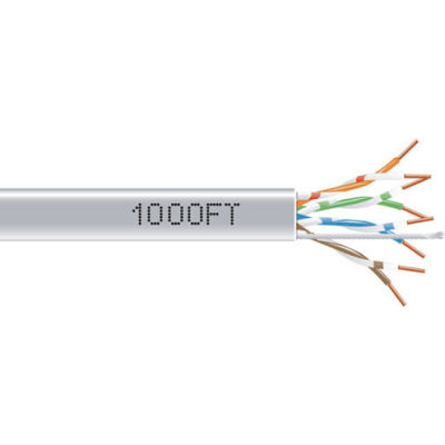 Wavenet 6E04URGY, Network Cable, PVC, CAT 6E, 550 MHz, 1000 Ft Gray