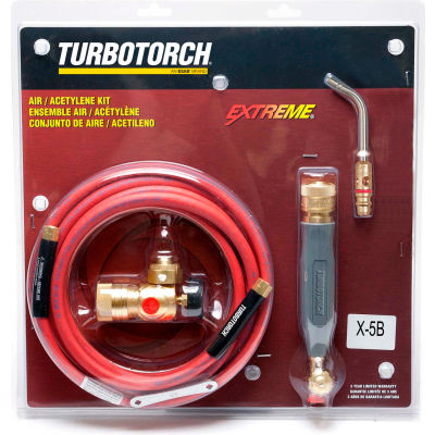 TurboTorch® Extreme ® Standard Torch Kits, X-5B Kit, Air Acetylene, 12 ...