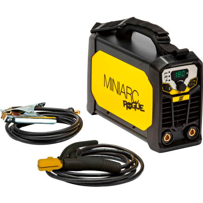 ESAB® Miniarc Rogue ES 180I Stick Welder, 1 Phase, 120/230V, 180A, 13' Cable, SMAW, Yellow
