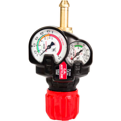 Victor® ESS42-15-510 EDGE Series 2.0 Heavy Duty/Hi Cap. Acetyl Single Stg. Regulator-CGA-510