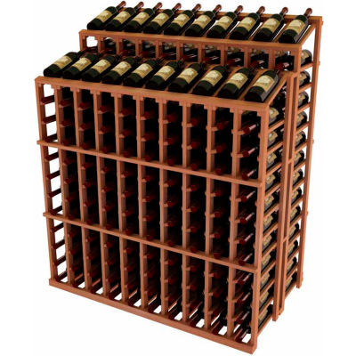 Vintner Commercial DD Merchandiser W/Individual Bottle Rails - All-Heart Redwood, Light