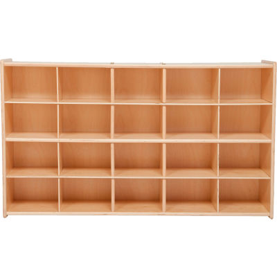 20 Tray Cubby Storage, Unassembled w/o Trays, 46-3/4"W x 12"D x 27-1/4"H