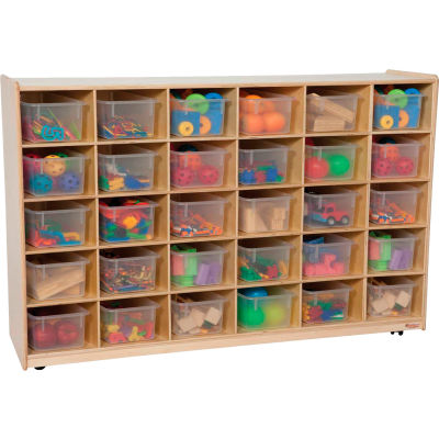 30 Tray Storage with Clear Trays