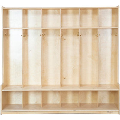 Six Section Seat Locker