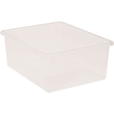 Rectangular Cubby Tray, Clear