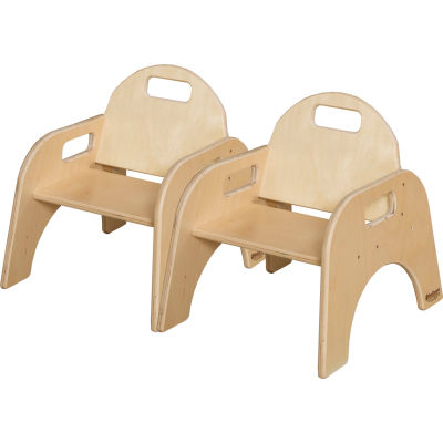 Wood Designs™ Woodie, 7" Seat Height, Carton of Two