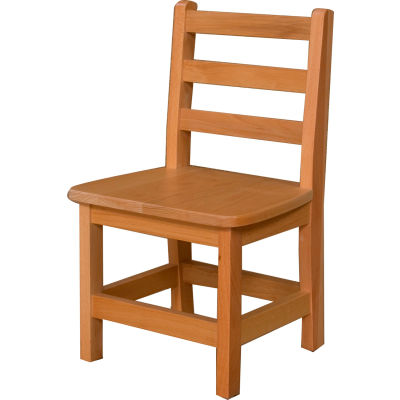 Wood Designs™ 12" Seat Height Hardwood Chair, Packed One Per Carton