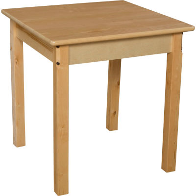 Wood Designs™ 24" Square Table with 22" Legs
