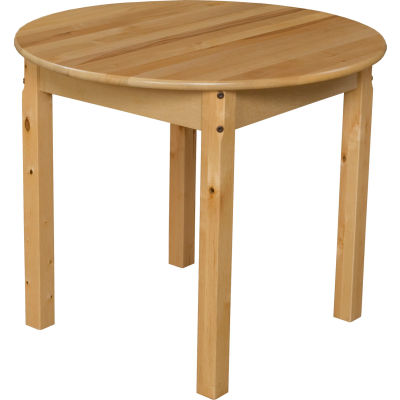 Wood Designs™ 30" Round Table with 24" Legs