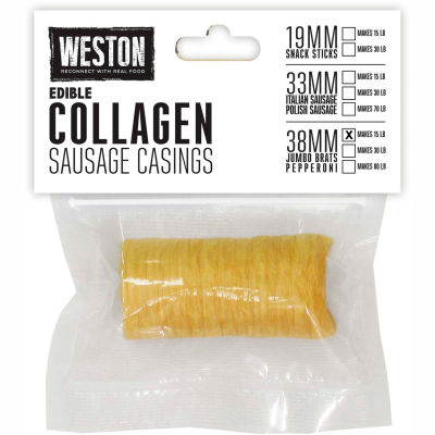 Edible Collagen Casing 38 mm (for 15 lbs)