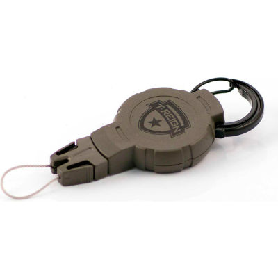 T-Reign Hunting Retractable Gear Tether 0TR0-215 - Medium 36"Extention OD Green Carabiner
