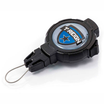 T-Reign Fishing Retractable Gear Tether 0TR2-015 - Large 48"Extention Black Belt Clip