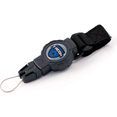 T-Reign Fishing Retractable Gear Tether 0TRG-313 - Small 24"Extention Black VELCRO®Brand Strap