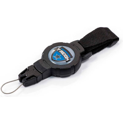 T-Reign Outdoor Retractable Gear Tether 0TRG-423 - Medium 36"Extention Black VELCRO®Brand Strap