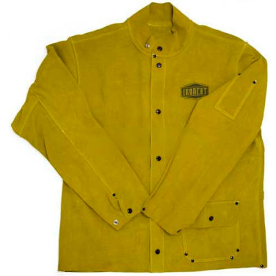 Ironcat 30" Leather Jacket, Golden Yellow, L, All Leather