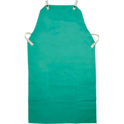 Ironcat Irontex® Flame Retardant Cotton Apron, Green, 24" W x 42" L, All Cotton