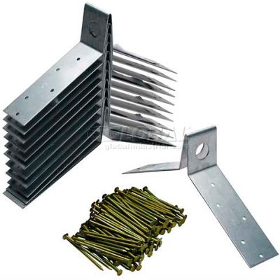Werner® A230400 Knock Down Roof Anchors, 1/Each - Pkg Qty 12