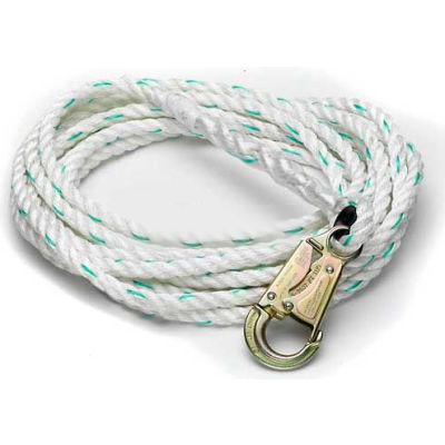 Werner® L201030 5/8" Poly-dac Vertical Lifeline, 30'L