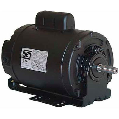 WEG Compressor Duty Motor, 00136OS1BCDB56, 1 HP, 3600 RPM, 115/208-230 Volts, ODP, 1 PH