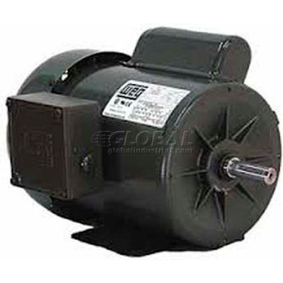 WEG General Purpose Single Phase Motor, 00156ES1B143T, 1.5HP, 3600RPM, 115/208-230V, F143/5T, TEFC