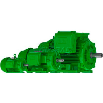 WEG Super Premium Efficiency Motor, 00236EG3E145T-W22, 2 HP, 3600 RPM, 208-230/460 V,3 PH, 145T