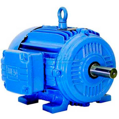 WEG NEMA Premium Efficiency Motor, 01018ET3E215T-W22, 10 HP, 1800 RPM, 208-230/460V, TEFC, 215T, 3PH