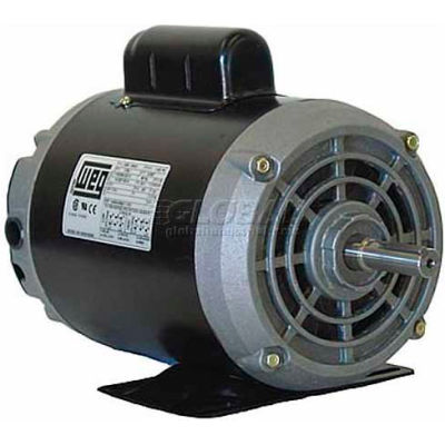 WEG Fractional Single Phase Motor, .5018OT1B48-S, 0.5HP, 1800RPM, 115/208-230V, Fr. 48, ODP