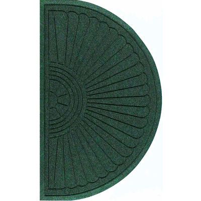 WaterHog Eco Grand Elite 3/8" Thick Half Oval Entrance Mat, Southern Pine 6' x 3'3"