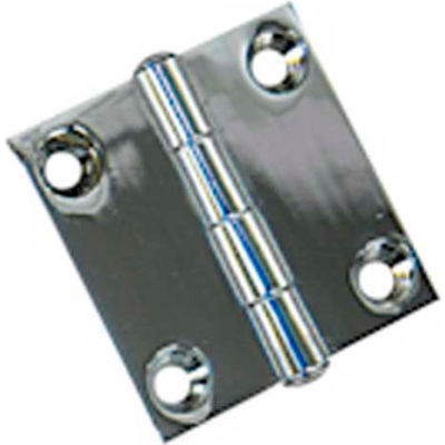 Whitecap 2" x 2" Butt Hinge, Chrome Plated Zamac - S-1497C